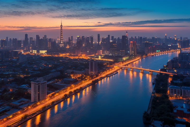 夜晚的城市风光建筑空间背景图,高清,摄影图,摄影图片,图片大全,摄影图免费下载